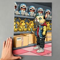 A3 Print by Dhani Barragan "Mizz in the Toy store"  - Thumbnail 1