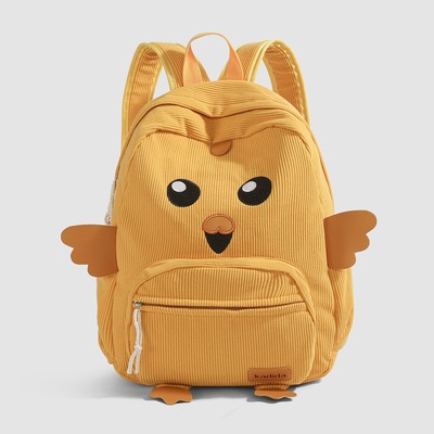 Kawaii chicken corduroy backpack
