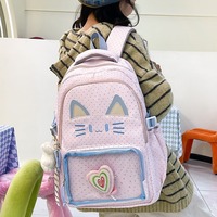 Cute cat ita-style school backpack - Thumbnail 1