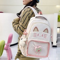 Cute cat ita-style school backpack - Thumbnail 2