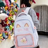 Cute cat ita-style school backpack - Thumbnail 3