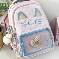Cute cat ita-style school backpack - Thumbnail 6
