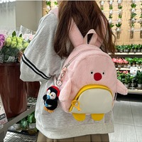 Penguin-themed plush backpack - Thumbnail 3