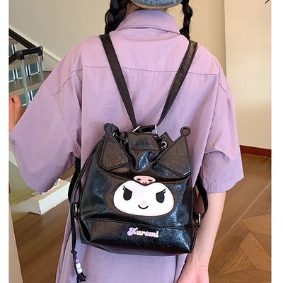 Kuromi 2-way convertible bucket bag