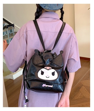 Kuromi 2-Way Convertible Bucket Bag