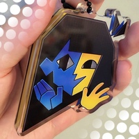 ENA Moving Eyes Keychain - Thumbnail 1