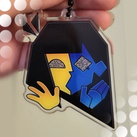ENA Moving Eyes Keychain - Thumbnail 3