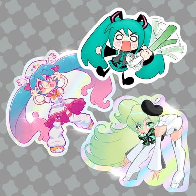 Vocaloid 3in Stickers