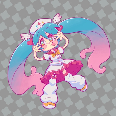 Vocaloid 3in stickers