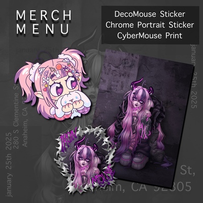 Ironmouse sticker and prints