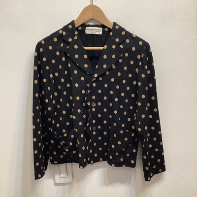 Robe de chambre cdg dot round hemed jkt