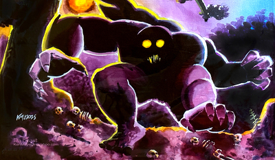 STITCHED Guardian Beast (Da Beast) playmat