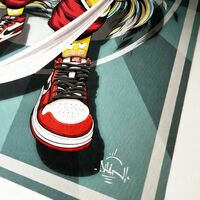 A3 Print by Dhani Barragan "Swoosh Warrior Color Ed."  - Thumbnail 3