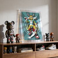 A3 Print by Dhani Barragan "Swoosh Warrior Color Ed."  - Thumbnail 2