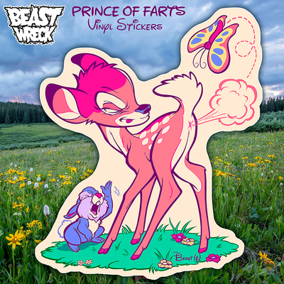 PRINCE OF FARTS sticker