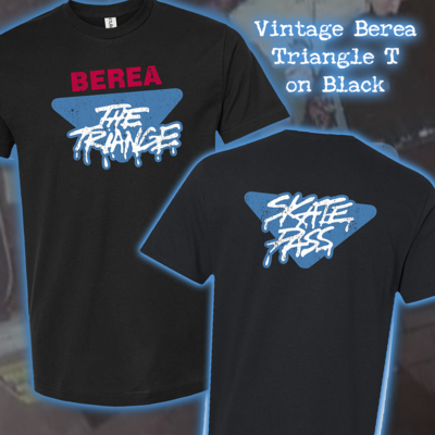 Berea triangle skate pass t on black