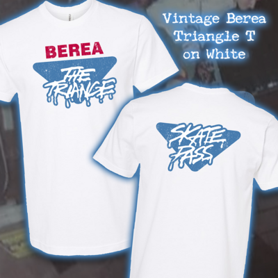 Berea triangle skate pass on white