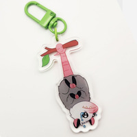 Anxiety Possum Keychain - Thumbnail 1