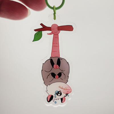 Anxiety possum keychain