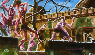 Stone Throwing Devils/Those Darn Devils playmat