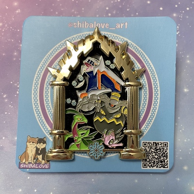 Mysterious Cave Bois Enamel Pin