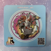 Magic Wizard Fox Hard Enamel Pin - Thumbnail 1