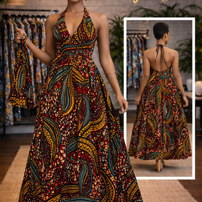 Summer elegance flow maxi -  ember essence - Thumbnail 2