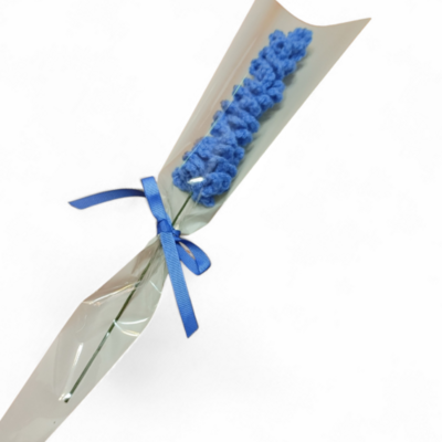 Crochet lavender flower stem