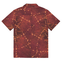 Burgundy Floral Print button shirt - Thumbnail 1