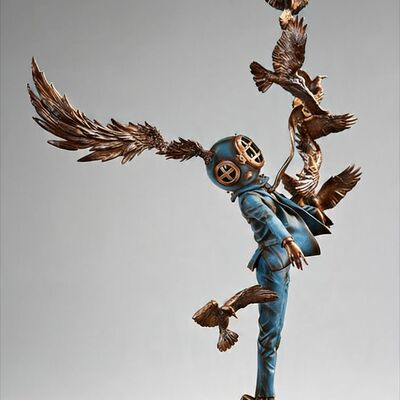 Arttoy by sank toys "break free-blues"