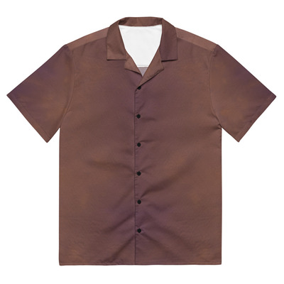 Brown Radiant Burst Geometric button shirt