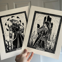 The Dark Urge Block Print - Thumbnail 2