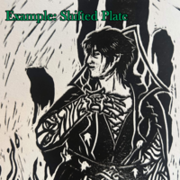 B-GRADE The Dark Urge Block Print - Thumbnail 2