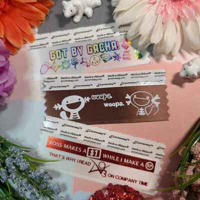 10cm badge ribbons