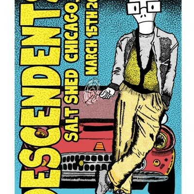 Descendents chicago screen printed gig poster