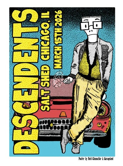 DESCENDENTS Chicago Screen Printed Gig Poster