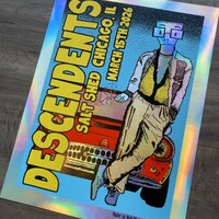DESCENDENTS Chicago Screen Printed Gig Poster - Thumbnail 1