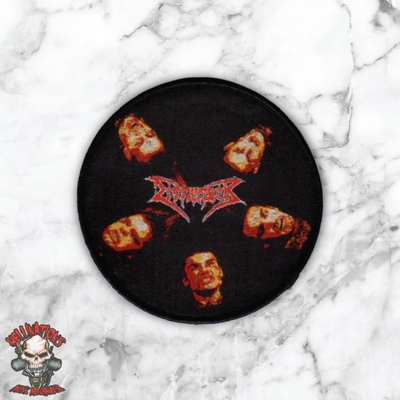 Dismember round woven patches