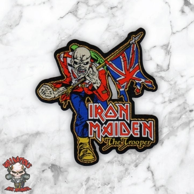 The trooper lasercut woven patches