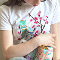 ARIZONA CHERRY BLOSSOM GREEN TEA TEE  - Thumbnail 1