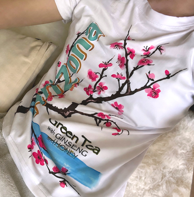 ARIZONA CHERRY BLOSSOM GREEN TEA TEE 