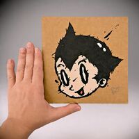 Painting by Celipe Perroloco "Corrupted AstroBoy"  - Thumbnail 1