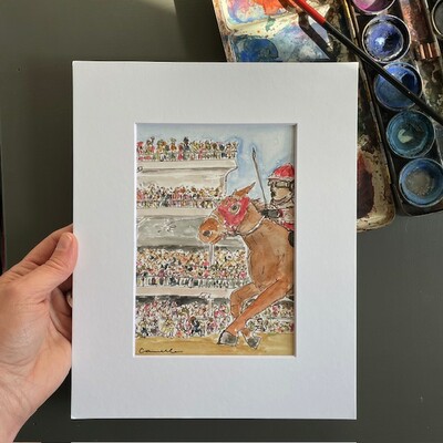 “Derby Days” original painting
