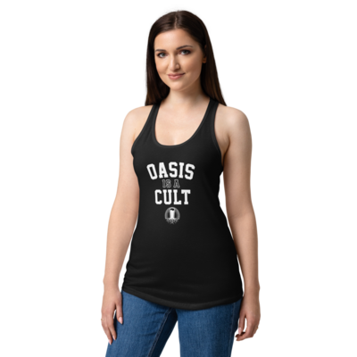 Oasis cult - womens fitted racerback tank top