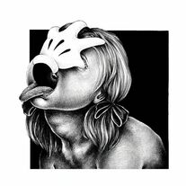 Square Print by Khaddouj Barghout "Nostalgia" 