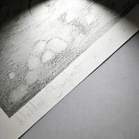 Square Print by Khaddouj Barghout "Bubbles Back "  - Thumbnail 3