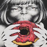 Square Print by Khaddouj Barghout "Donut"  - Thumbnail 5