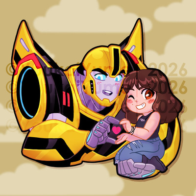 RID Char x Bee Acrylic Pin