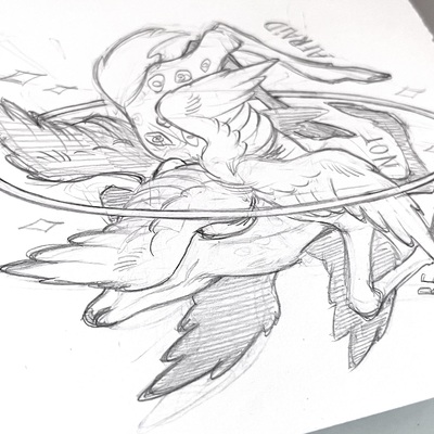 Marker original & sketch: be not afraid