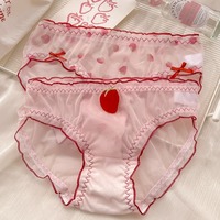 4pcs Strawberry Mesh Panties Set - Thumbnail 2